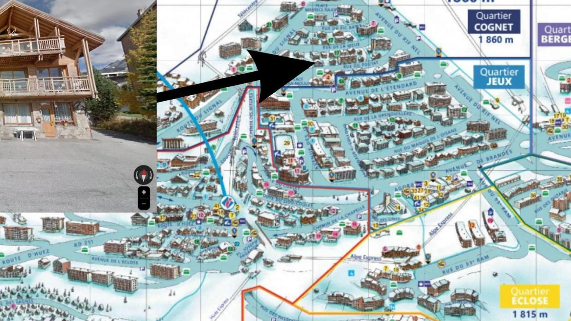 Апартаменты Appartement Cosy Au Centre De L'Alpe D'Huez, Proche Pistes Et Commerces - Fr-1-645-45